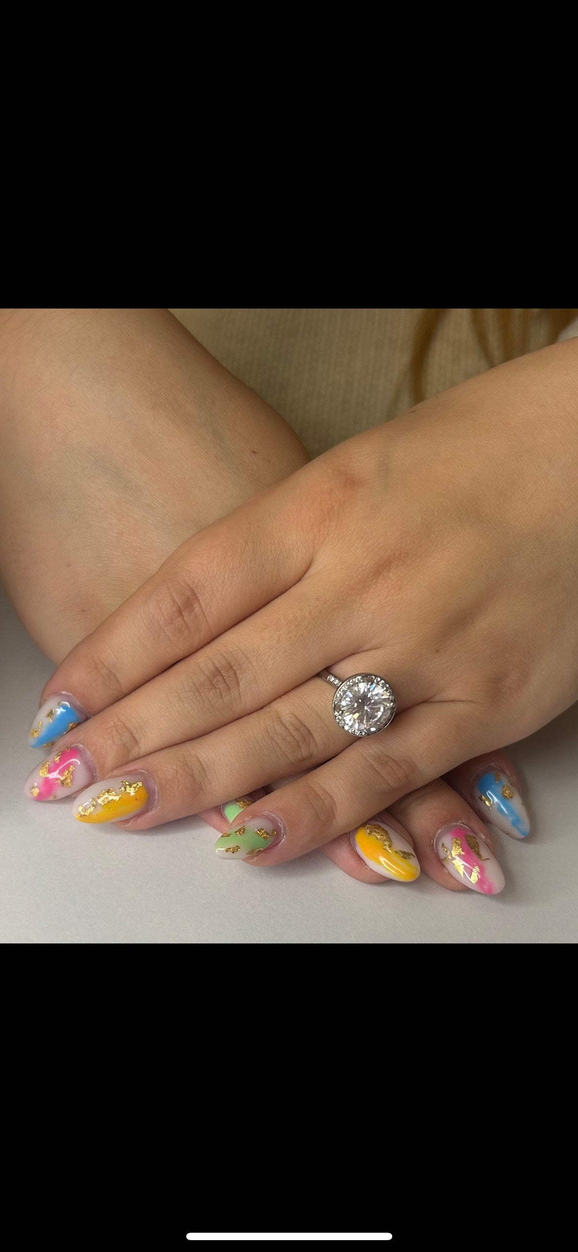 Bague "Charlotte" en acier inoxydable