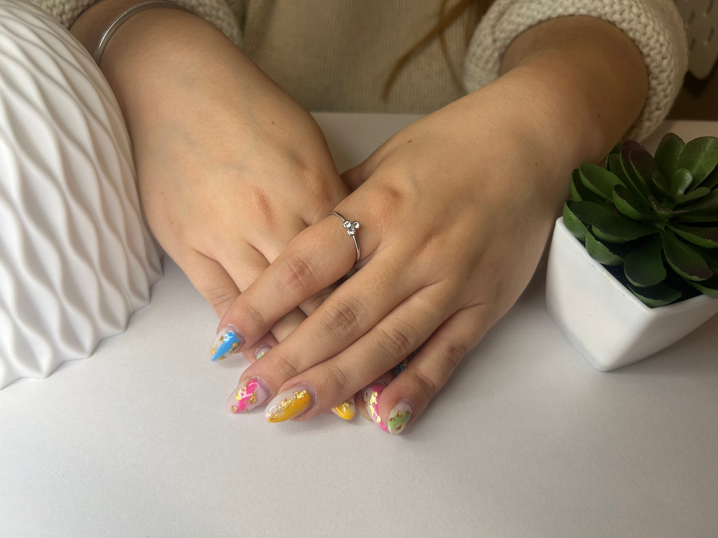 Bague "Chloé" en acier inoxydable