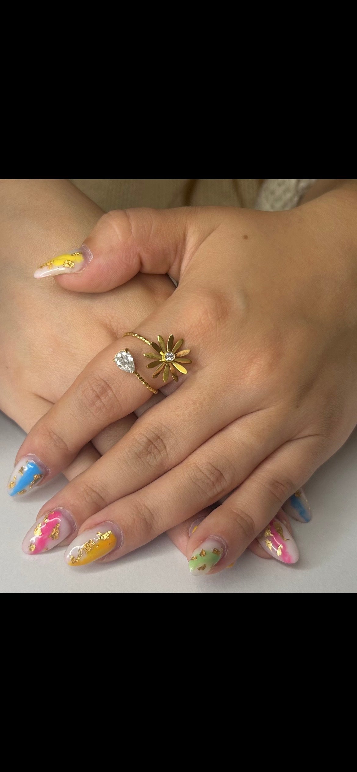 Bague "Julia" en acier inoxydable