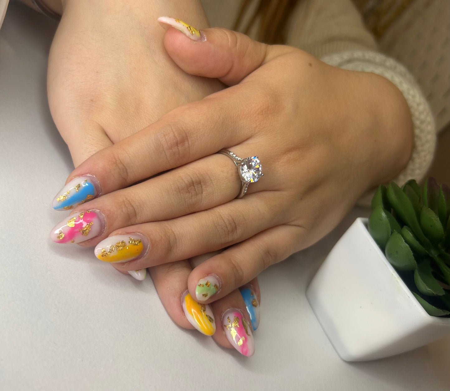 Bague "Lise" en acier inoxydable