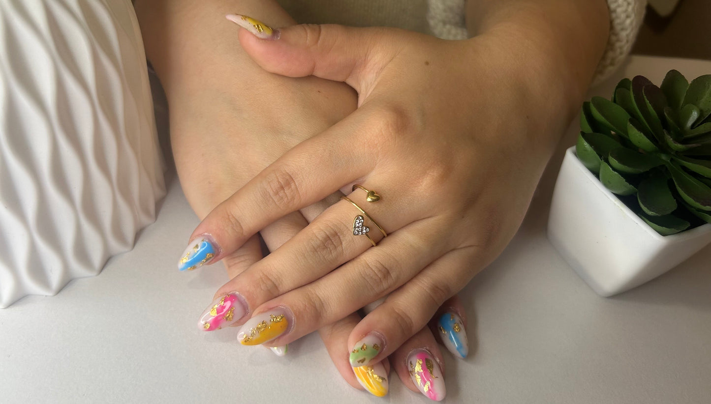 Bague "Manon" en acier inoxydable