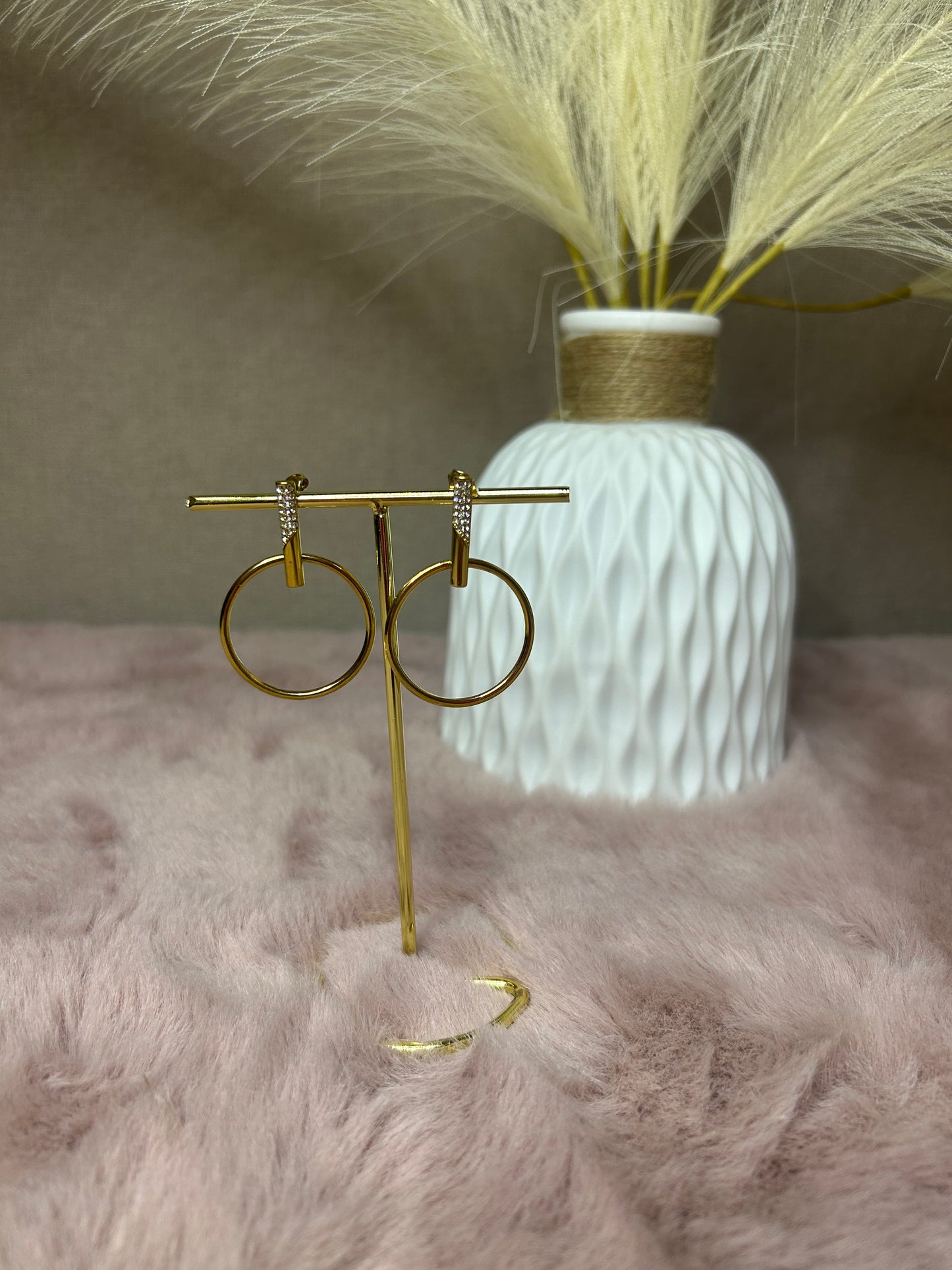 Boucle d'oreilles Margot en acier inoxydable