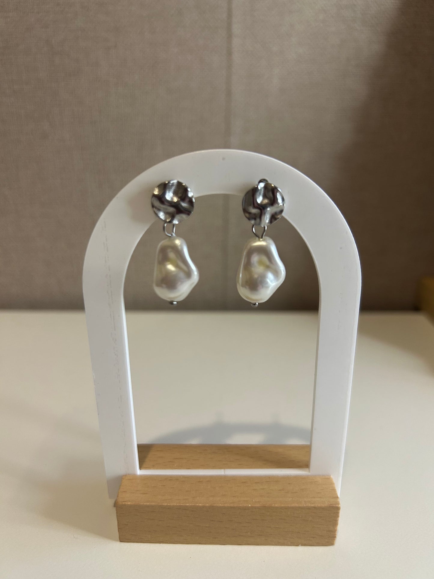 Boucles D'oreille Clara Argenté en acier inoxydable