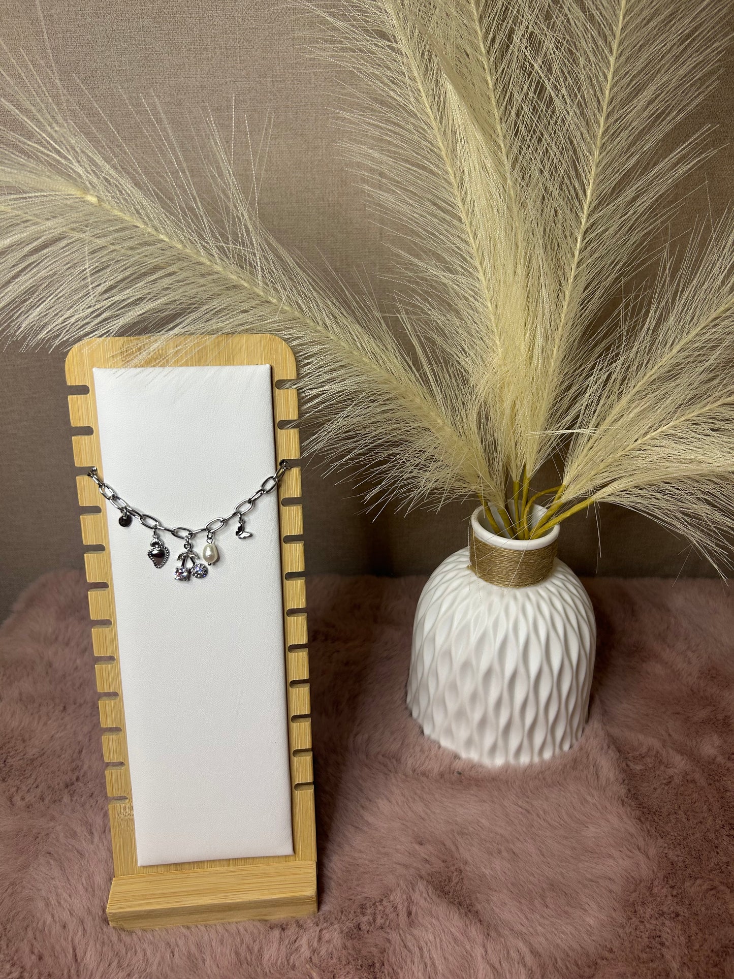 Bracelet Nina argenté en acier inoxydable