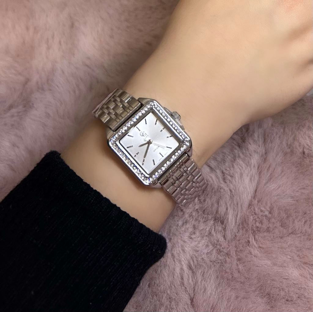 Montre argenté en acier inoxidable "Sonia"