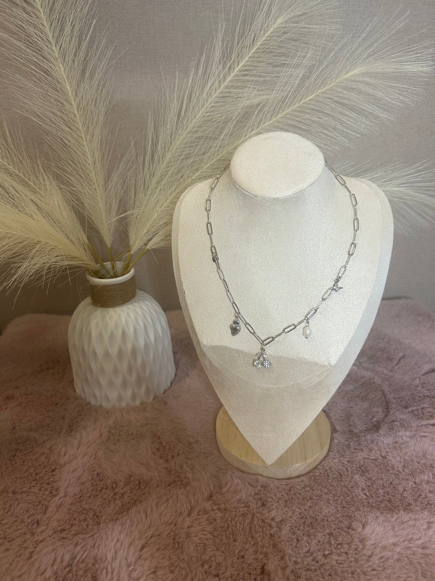 Collier en doré et Argenté Madison en acier inoxydable