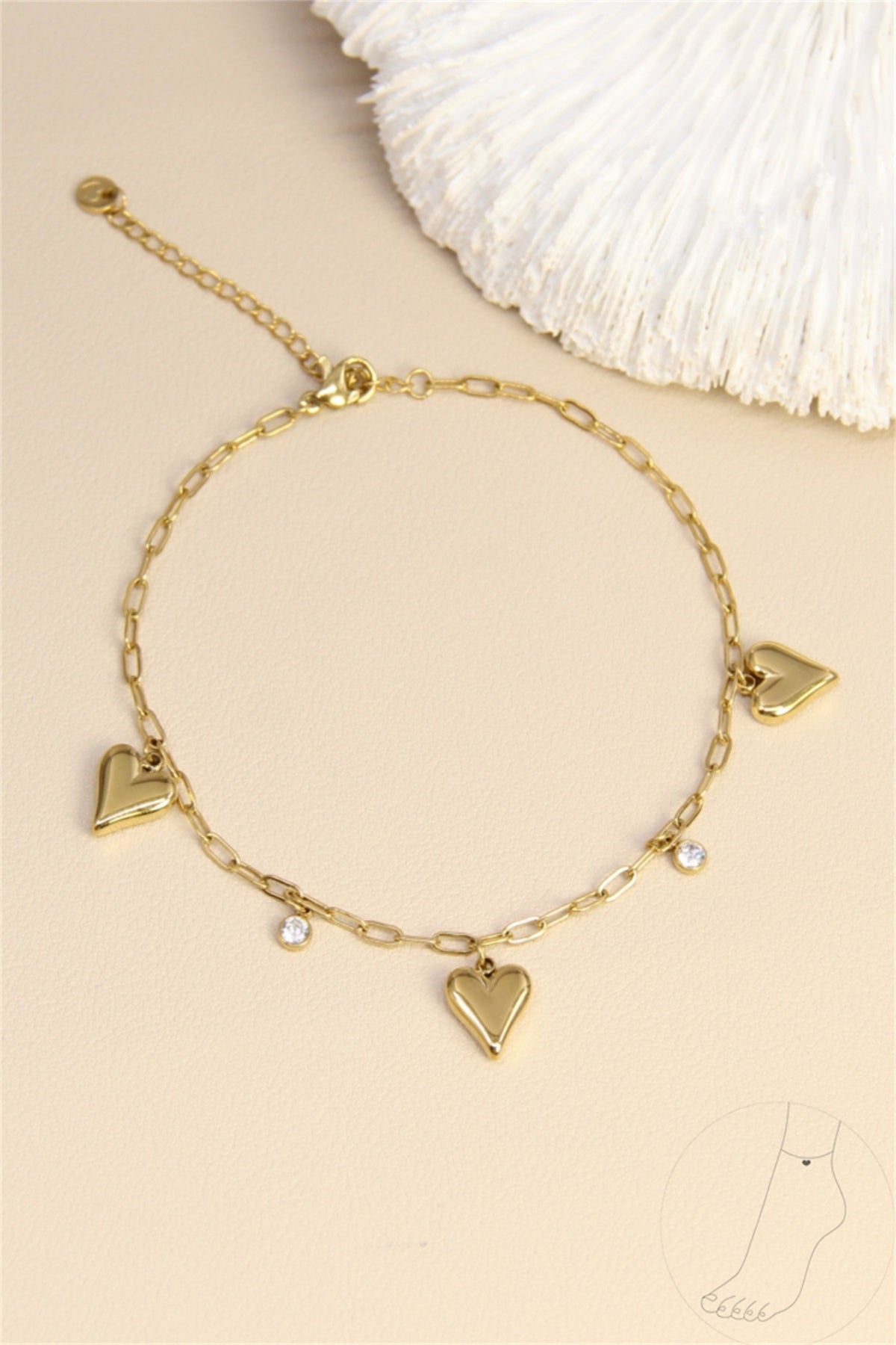 Bracelet de cheville Clemence