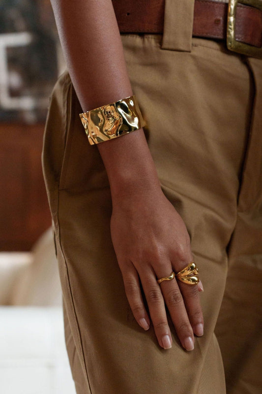 Bracelet jonc rosa